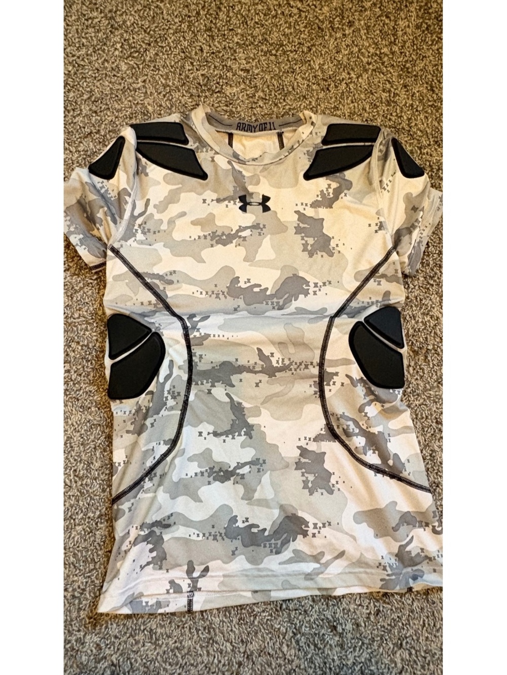 Under Armour Army of 11 HeatGear Youth Large Fitted Protective Shirt